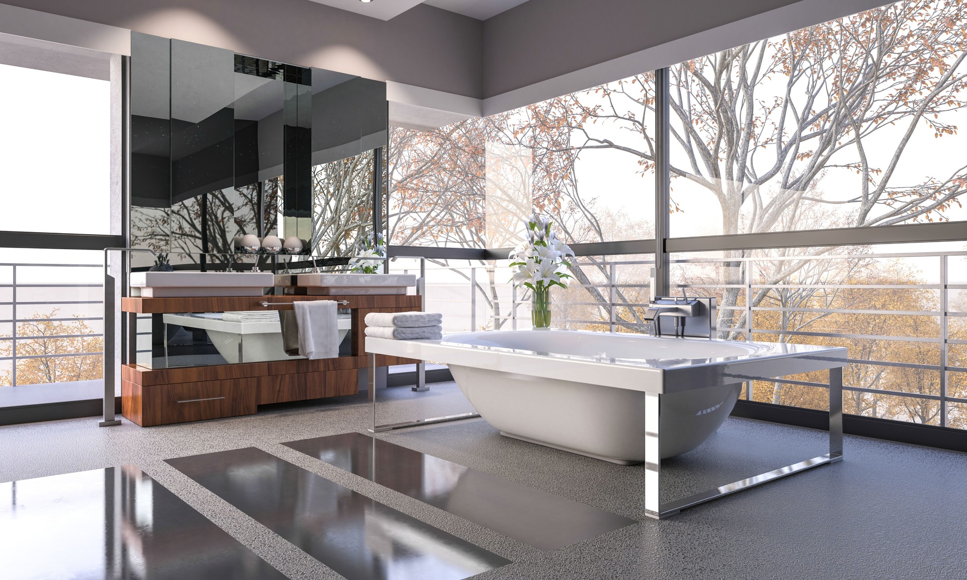 Bathroom in New Luxury Home
